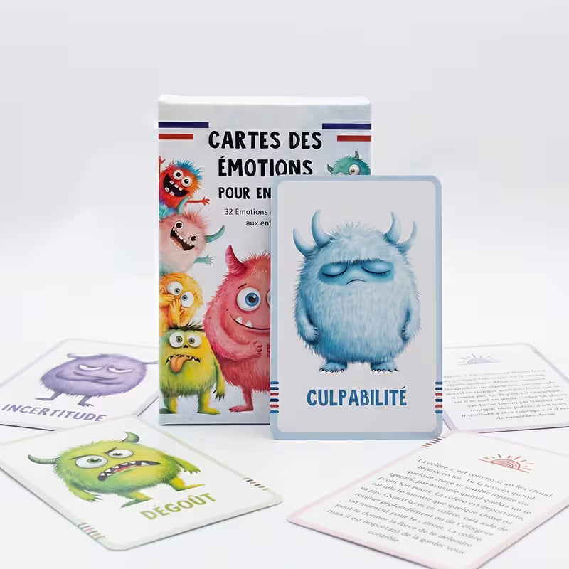 JEU DE CARTES - Apprentissage & Régulation Émotionnelle (32 cartes)