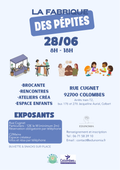 RÉSERVATION STAND (particuliers) "LA FABRIQUE DES PÉPITES" - 28/06