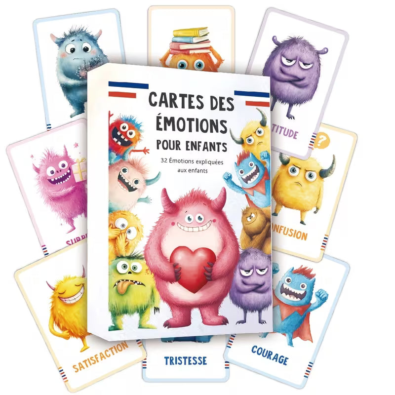 JEU DE CARTES - Apprentissage & Régulation Émotionnelle (32 cartes)